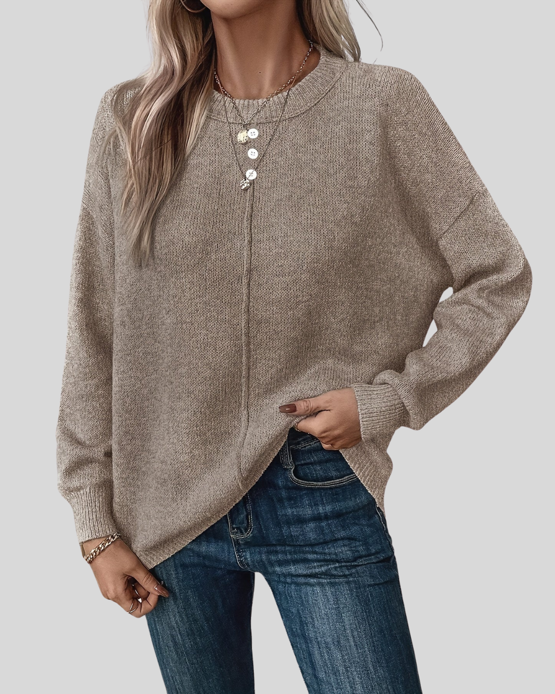 Alva | Myk Genser med Tidløs Stil