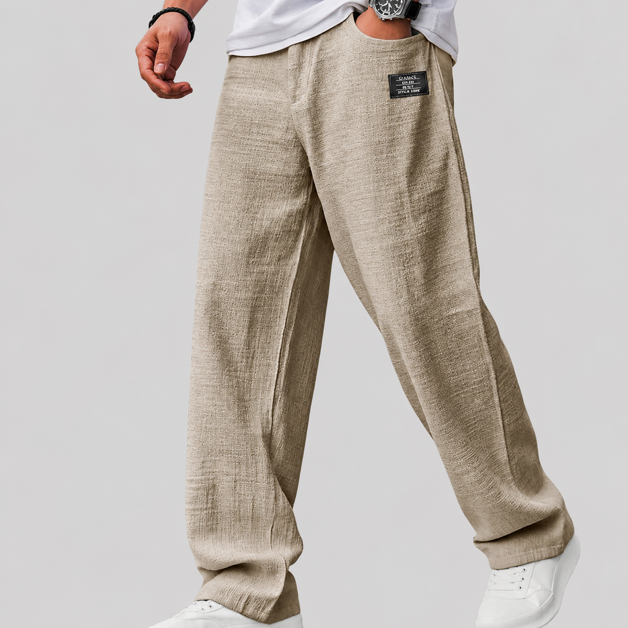 Premium casual bukser for menn