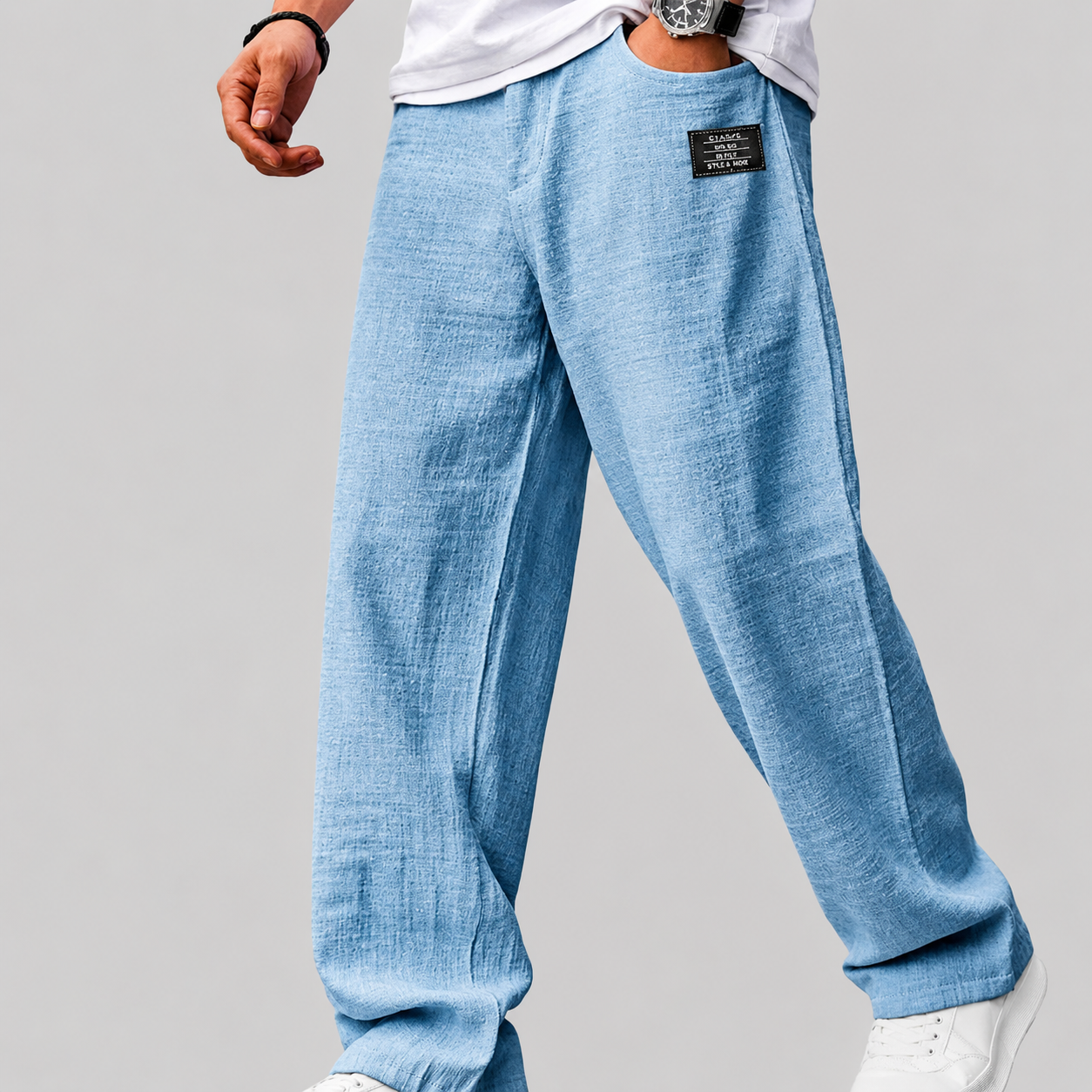 Premium casual bukser for menn