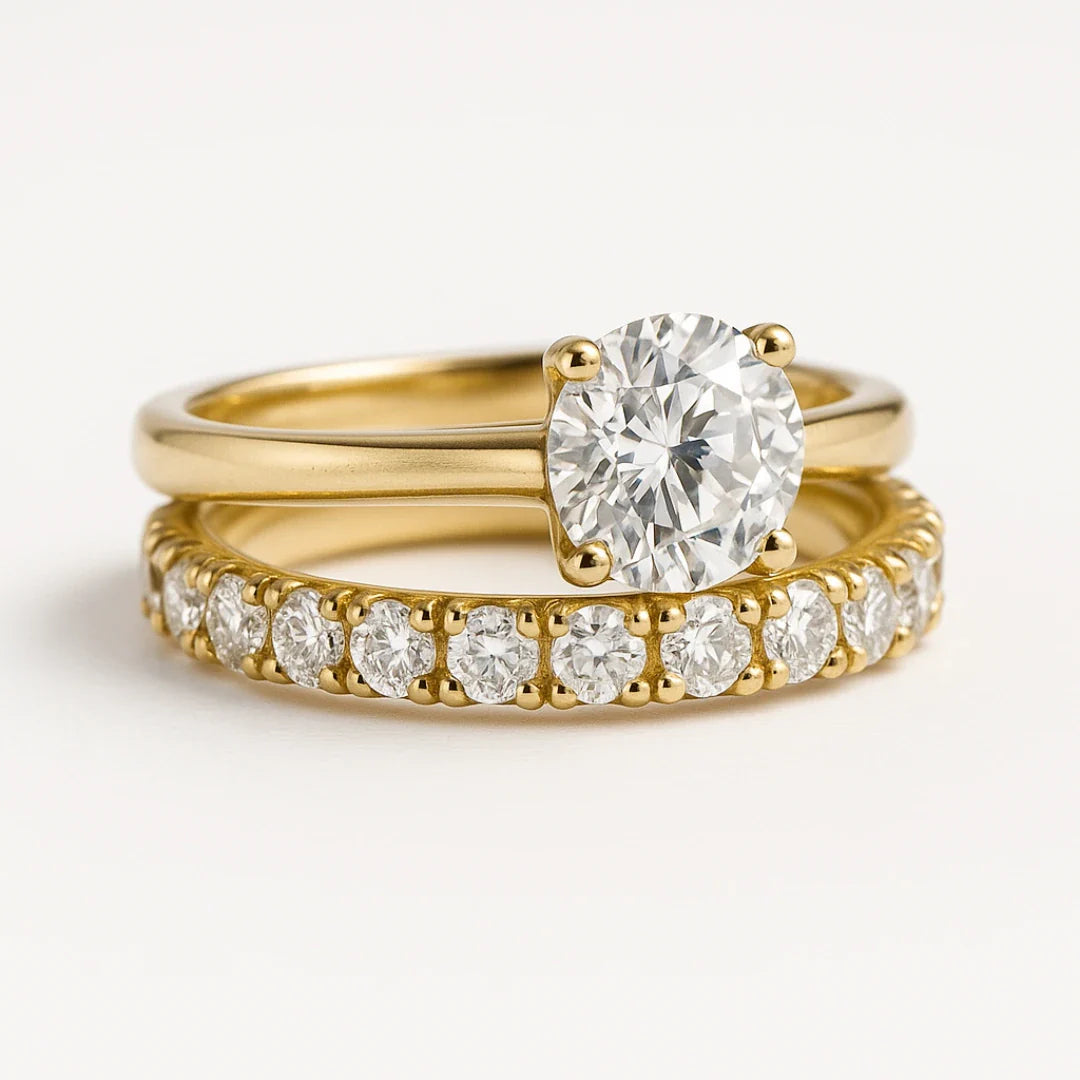 Vilma – gullfarget ringsett