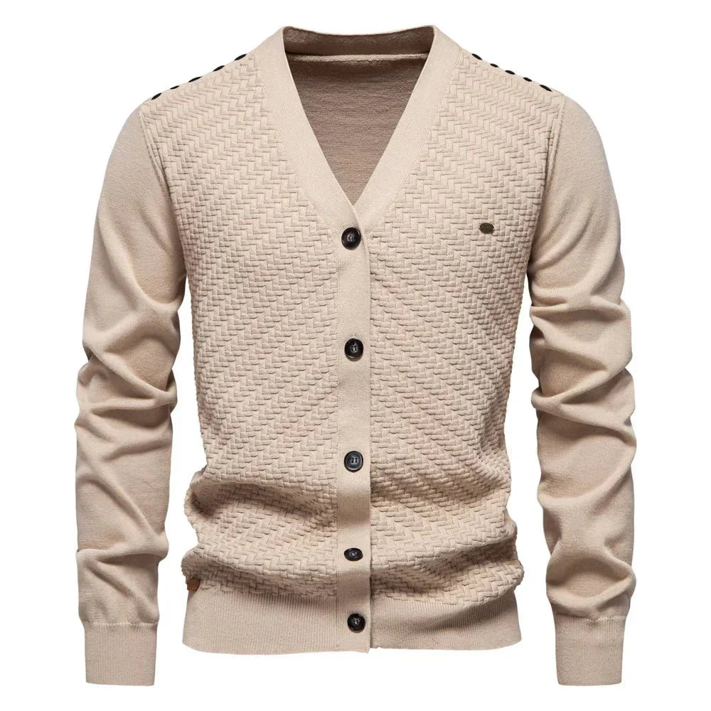 Schneider™ | Warme heren cardigan met V-hals