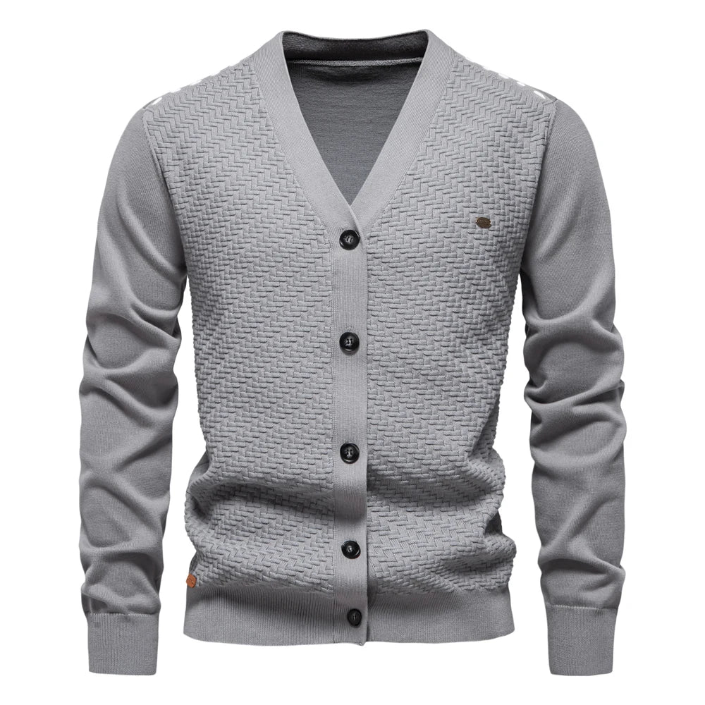 Schneider™ | Warme heren cardigan met V-hals